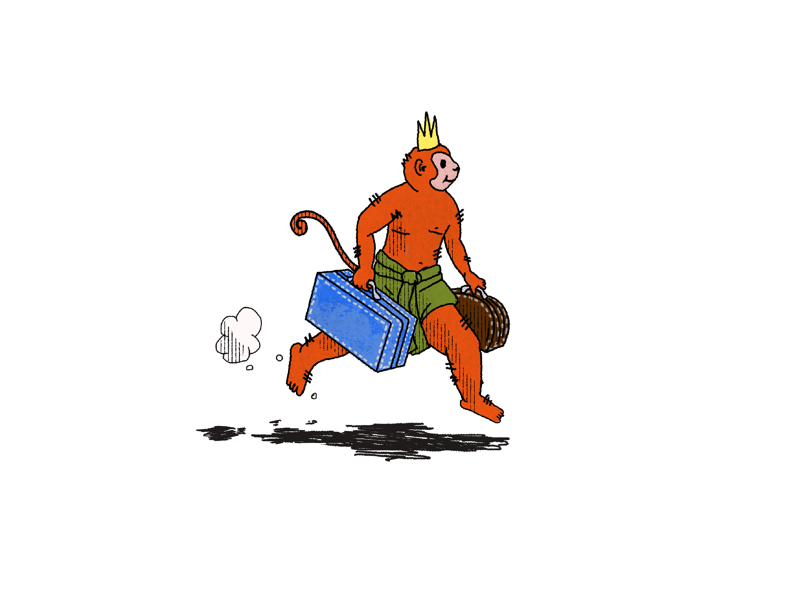 HOYEHH away illustration